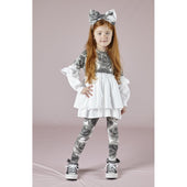 A'Dee Girls Rose Print Legging Set
